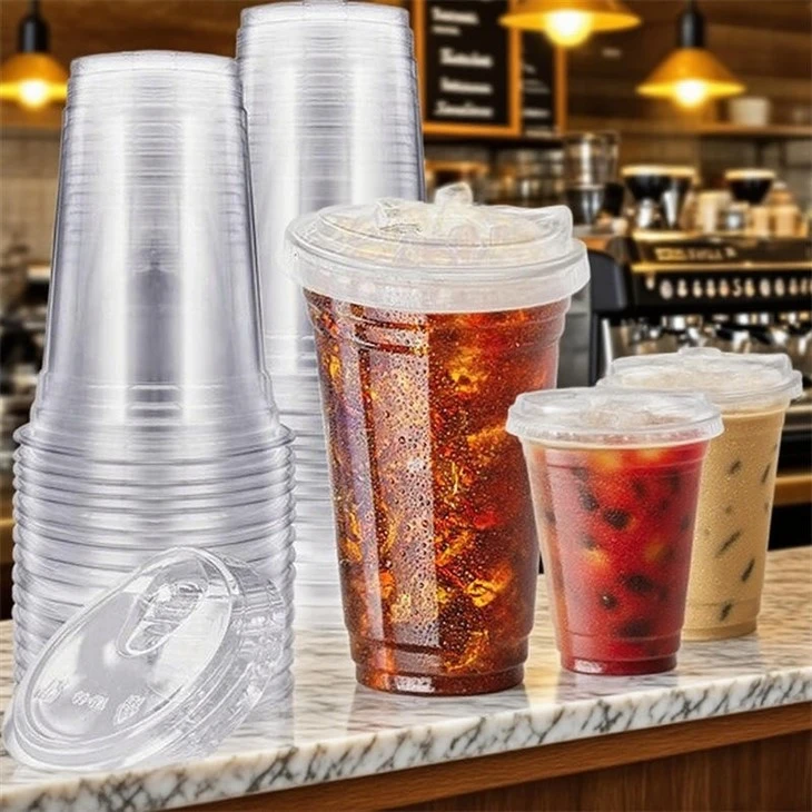Custom Printed PET Cups For Cold Drinks suppliers